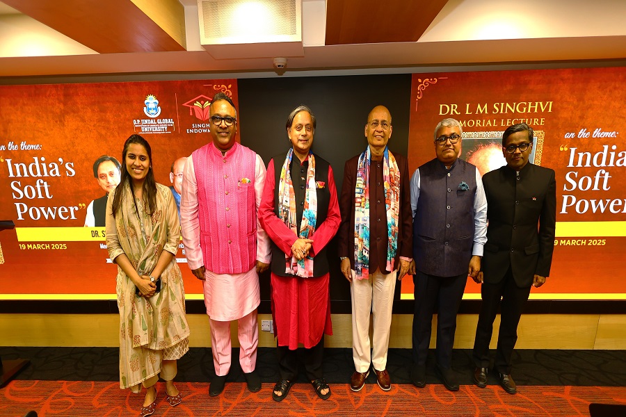 India`s soft power balances ancient wisdom, modern multi-alignment: Shashi Tharoor at Dr LM Singhvi Memorial Lecture